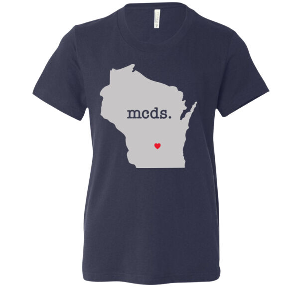 Bella + Canvas - Youth Short Sleeve Crewneck Jersey Tee - Screen Printed Logo Thumbnail