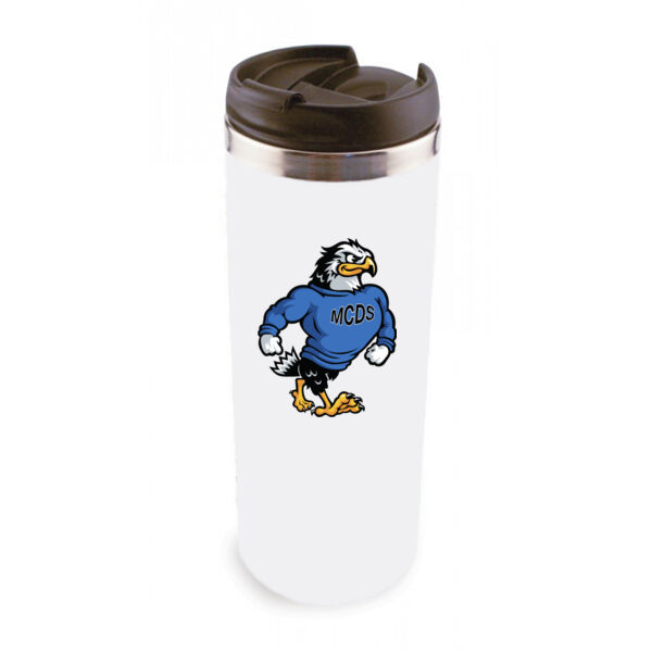14 Oz Stainless Steel Tumbler - Sublimated Logo Thumbnail