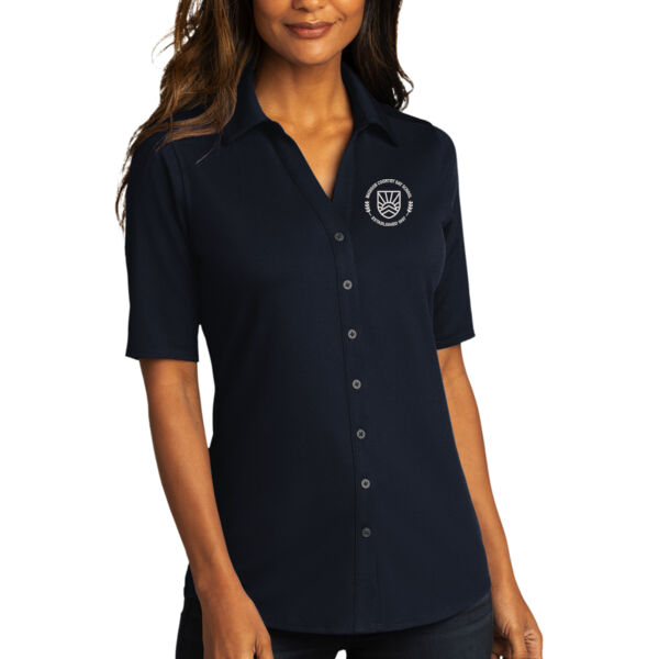 Port Authority® Ladies City Stretch Top - Embroidered Logo Thumbnail
