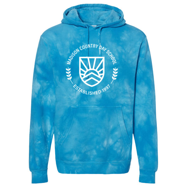 Independent Trading Co. - Midweight Tie-Dyed Hooded Sweatshirt - Printed Logo Thumbnail