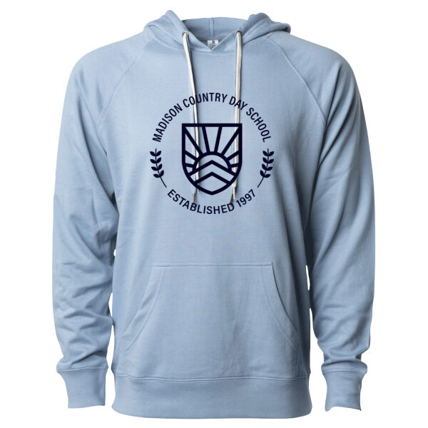 Independent Trading Co. - Unisex Lightweight Loopback Terry Hooded Sweatshirt - Printed Logo Thumbnail