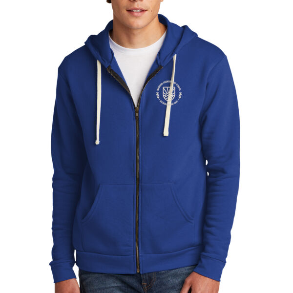 Next Level™ Unisex Beach Fleece Full-Zip Hoodie - Embroidered Logo Thumbnail