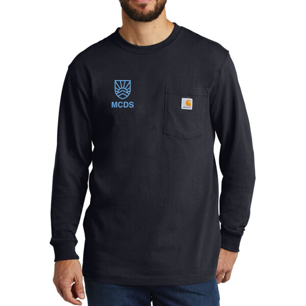 Carhartt ® Workwear Pocket Long Sleeve T-Shirt - Printed Logo Thumbnail