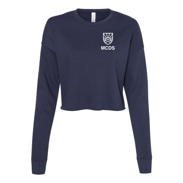 Bella+Canvas Women's Cropped Crew Fleece - Printed Logos Thumbnail