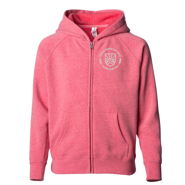 Independent Trading Co. Youth Lightweight Special Blend Zip Hoodie - Embroidered Logo Thumbnail