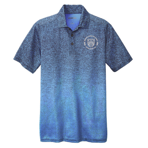 Ombre Heather Polo - Embroidered Logo Thumbnail