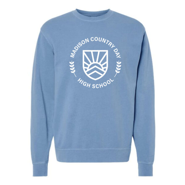 Independent Trading Co. - Unisex Midweight Pigment-Dyed Crewneck Sweatshirt - Printed Logo Thumbnail