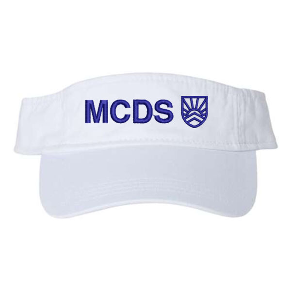 Valucap - Bio-Washed Visor - Embroidered Logo Thumbnail