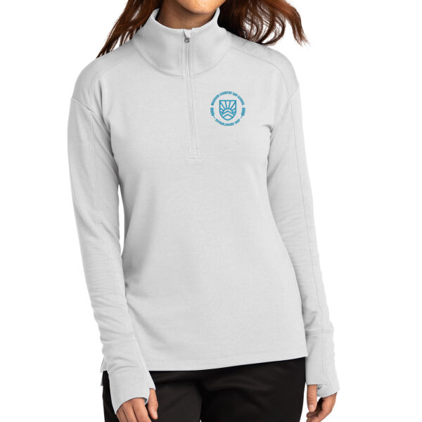 Sport-Tek Ladies Sport-Wick Flex Fleece 1/4-Zip - Embroidered Logo Thumbnail