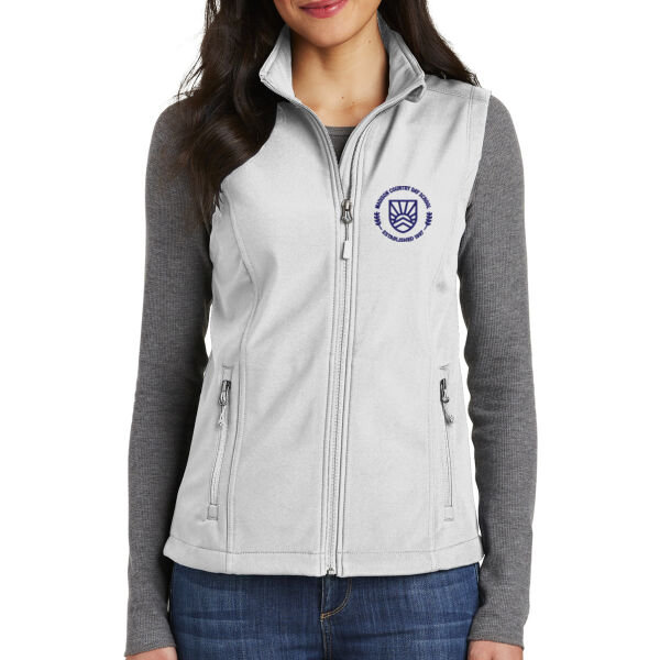 Port Authority Ladies Core Soft Shell Vest - Embroidered Logo Thumbnail
