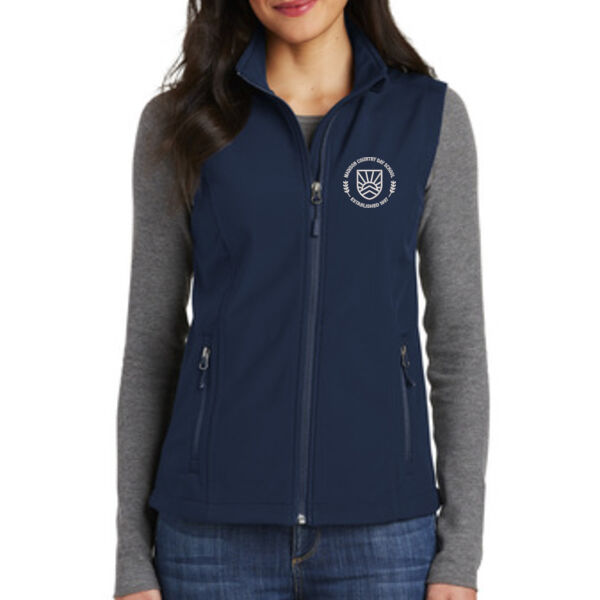 Port Authority Ladies Core Soft Shell Vest - Embroidered Logo Thumbnail