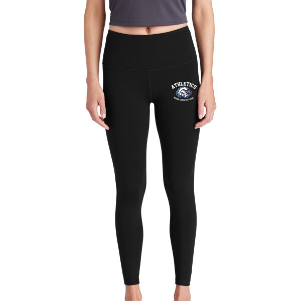 Sport-Tek Ladies High Rise 7/8 Legging - Printed Logo Thumbnail