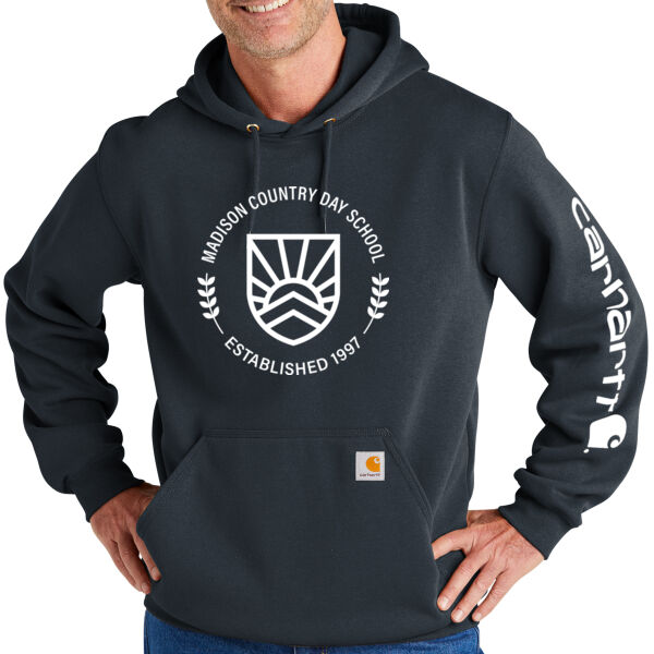 Carhartt Midweight Hooded Logo Sweatshirt - Printed Logo Thumbnail