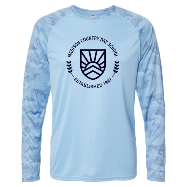 Paragon - Cayman Performance Camo Colorblock Long Sleeve - Printed Logo Thumbnail