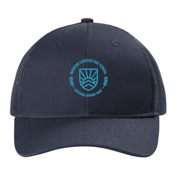 YOUTH - Port Authority YOUTH Snapback Trucker Cap - Embroidered Logo Thumbnail