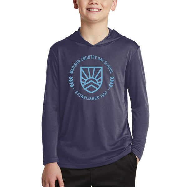Sport-Tek  Youth PosiCharge Competitor Hooded Pullover - Printed Logo Thumbnail