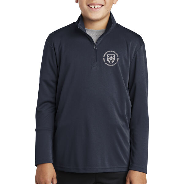 Sport-Tek Youth PosiCharge Competitor 1/4-Zip Pullover  - Embroidered Logo Thumbnail