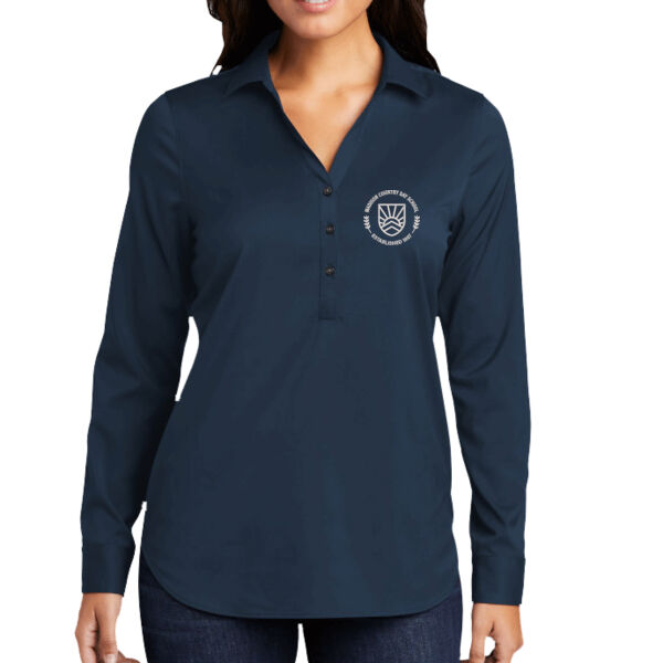 Port Authority Ladies City Stretch Tunic - Embroidered Logo Thumbnail