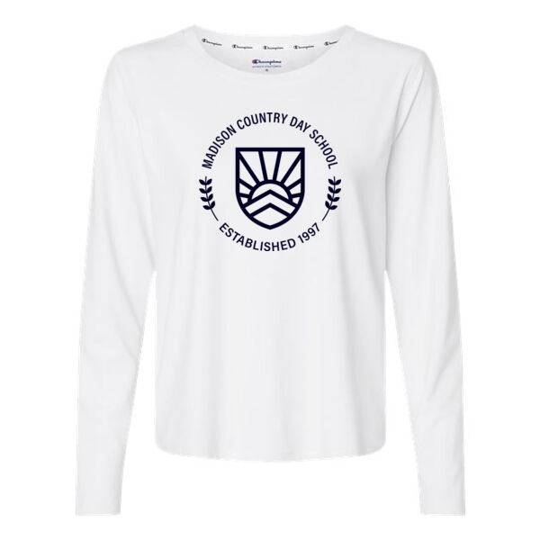 Champion - Women's Sport Soft Touch Long Sleeve T-shirt - Printed Logo Thumbnail