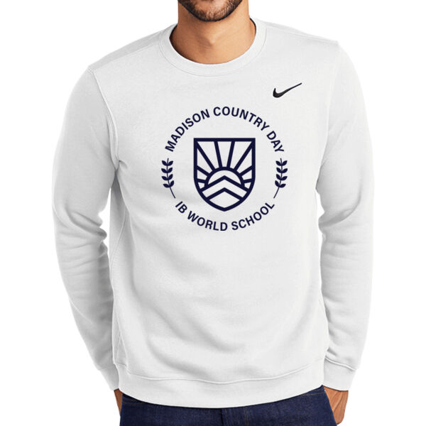 Nike Club Fleece Crew - Printed Logo Thumbnail