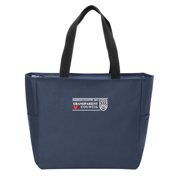 Port Authority® Essential Zip Tote - Embroidered Logo Thumbnail