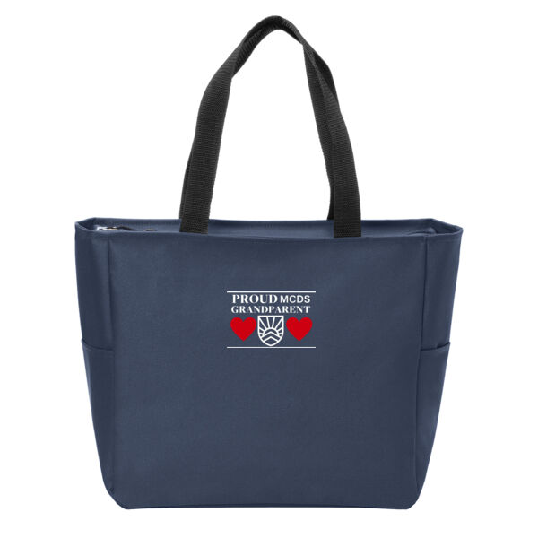 Port Authority® Essential Zip Tote - Embroidered Logo Thumbnail