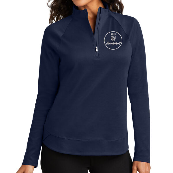 Port Authority® Ladies C-FREE® Cypress 1/4-Zip - Embroidered Logo Thumbnail