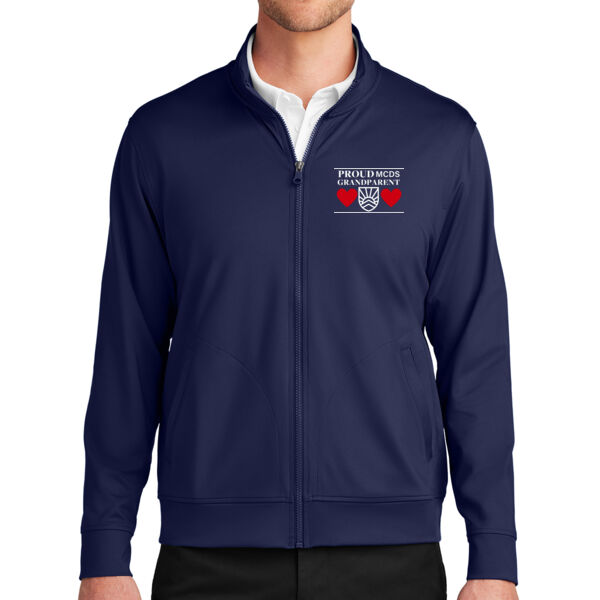 Port Authority® C-FREE® Double Knit Full-Zip - Embroidered Logo Thumbnail
