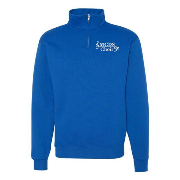 JERZEES - Nublend® Cadet Collar Quarter-Zip Sweatshirt - Embroidered Logo Thumbnail