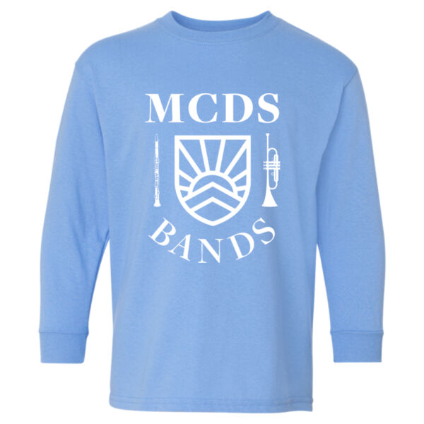 Gildan - Heavy Cotton™ Youth Long Sleeve T-Shirt - Printed Logo Thumbnail