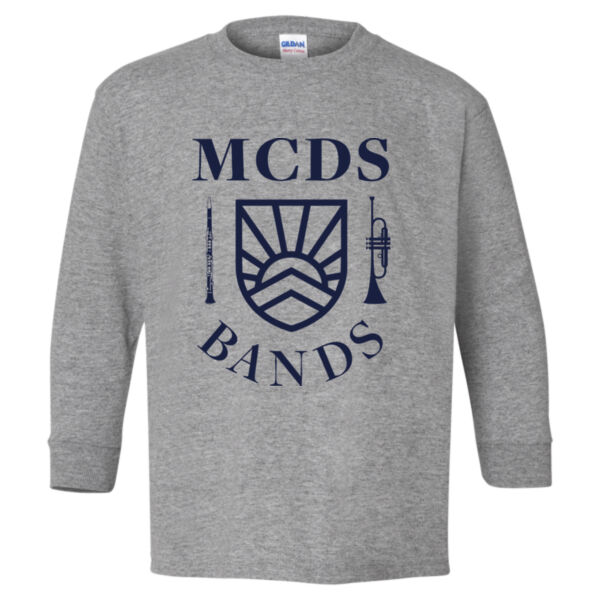 Gildan - Heavy Cotton™ Youth Long Sleeve T-Shirt - Printed Logo Thumbnail