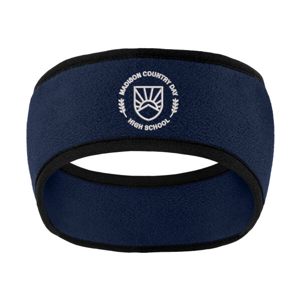 Port Authority Two Color Fleece Headband - Embroidered Logo Thumbnail