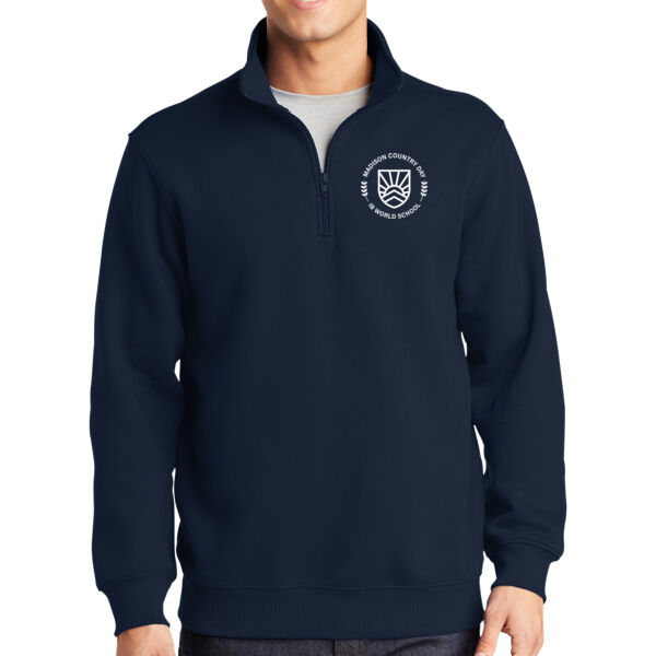 Sport Tek 1/4 Zip Sweatshirt - Printed Logo Thumbnail