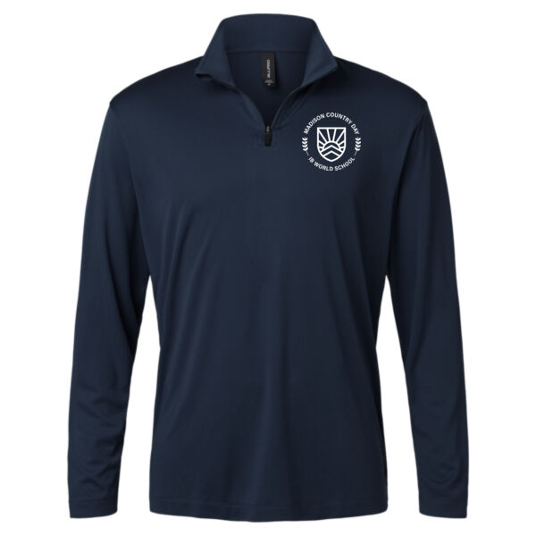 Men's Pro-Lock Performance Quarter-Zip Pullover - Printed Logo Thumbnail
