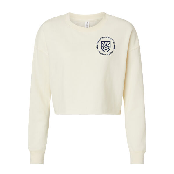 Women's Lightweight Cop Crewneck Sweatshirt - Printed Logo Thumbnail