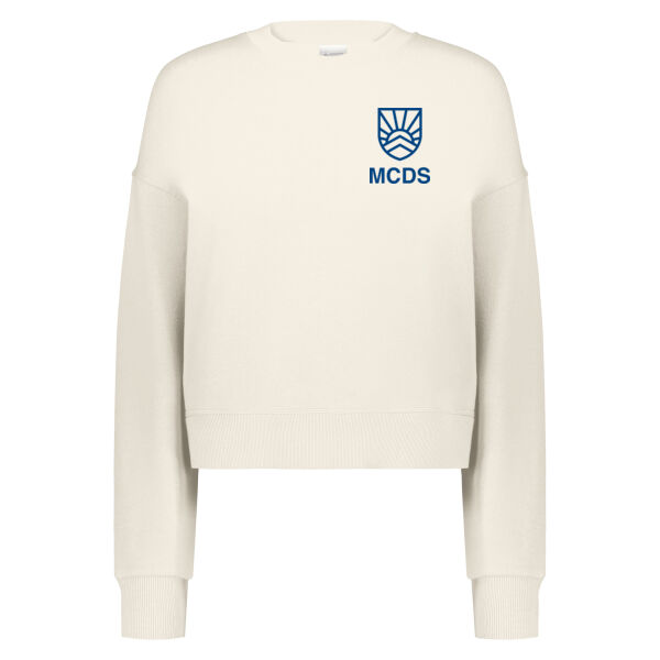 Augusta Ladies Slouchy Crew - Printed Logo Thumbnail