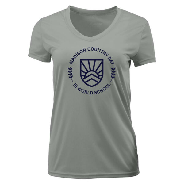 Paragon Women's Vera V-Neck T Shirt - Printed Logo Thumbnail