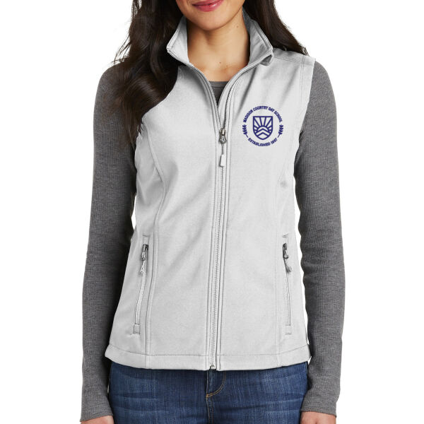 **CLOSEOUT ITEM** Ladies Core Soft Shell Vest - Embroidered Logo Thumbnail