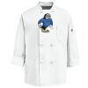 Eight Knot Button Chef Coat with Thermometer Pocket Thumbnail