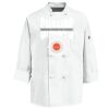 Eight Knot Button Chef Coat with Thermometer Pocket Thumbnail