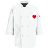Button Chef Coat with Thermometer Pocket Thumbnail
