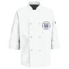 Button Chef Coat with Thermometer Pocket Thumbnail