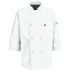 Button Chef Coat with Thermometer Pocket Thumbnail
