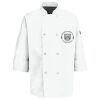 Eight Pearl Button Chef Coat with Thermometer Pocket Thumbnail