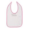 Infant Contrast Trim Premium Jersey Bib Thumbnail