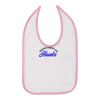 Infant Contrast Trim Premium Jersey Bib Thumbnail