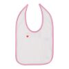 Infant Contrast Trim Premium Jersey Bib Thumbnail
