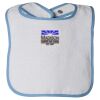 Infant Contrast Trim Terry Bib Thumbnail