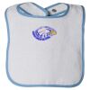 Infant Contrast Trim Terry Bib Thumbnail