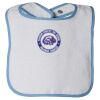 Infant Contrast Trim Terry Bib Thumbnail